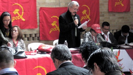 Jaime Caycedo Turriago, secretario general del Partido Comunista Colombiano