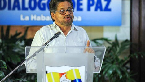 Iván Márquez, jefe de la Delegación de Paz de las FARC.